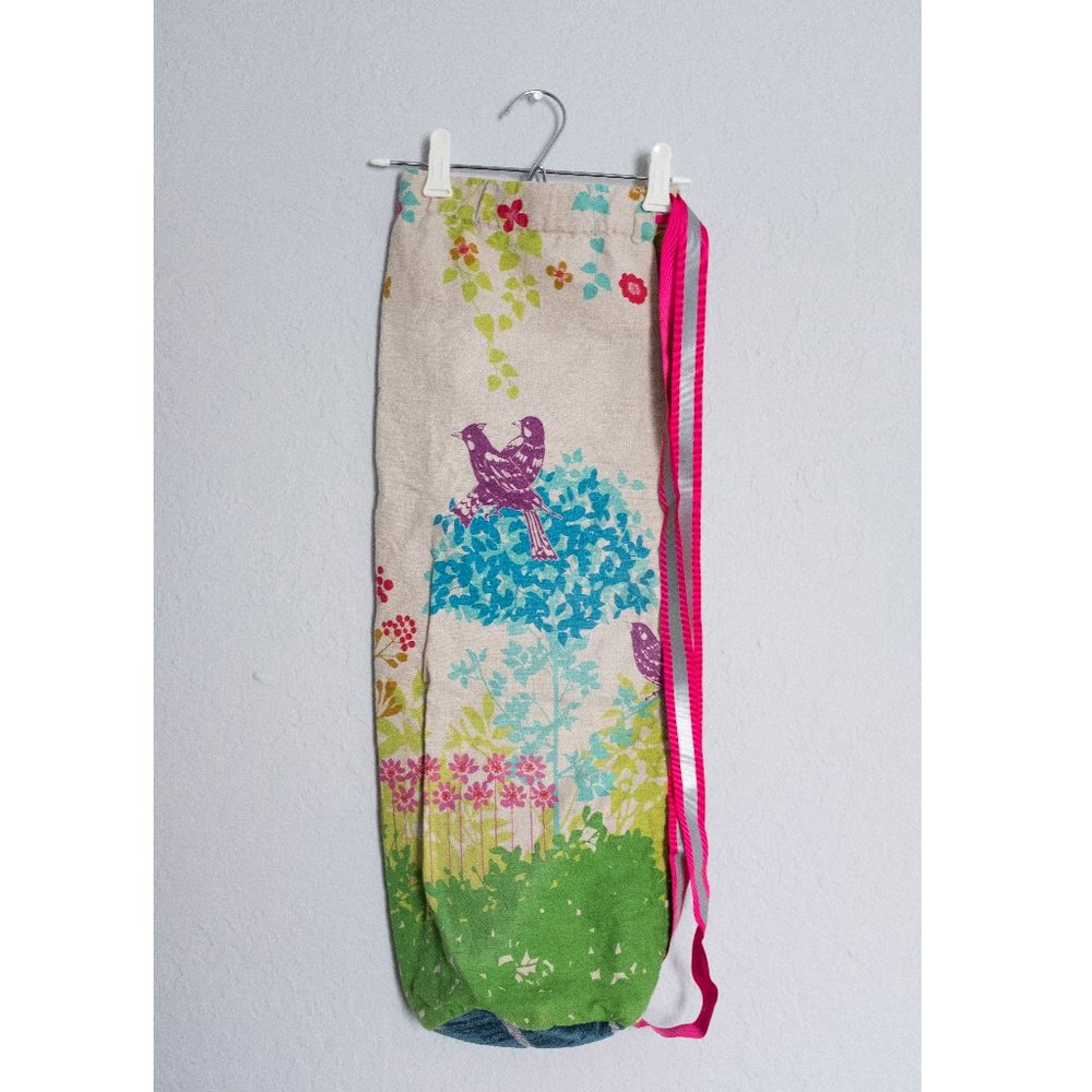 Colorful Bird and Garden Yoga Bag